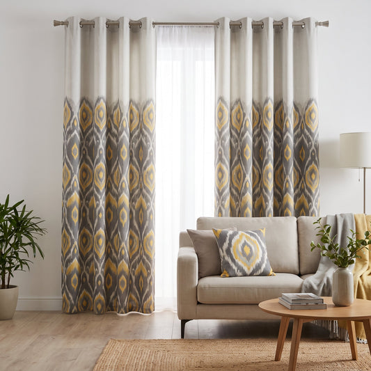 Ochre Ikat — matched right arrangement