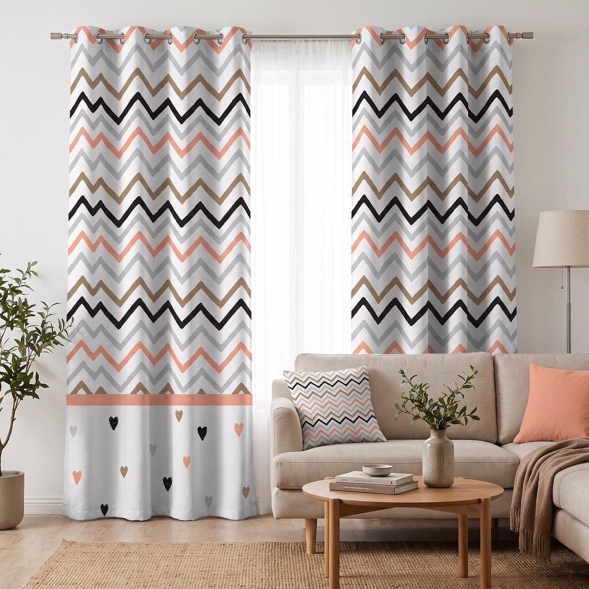 Candy Chevron — matched left arrangement
