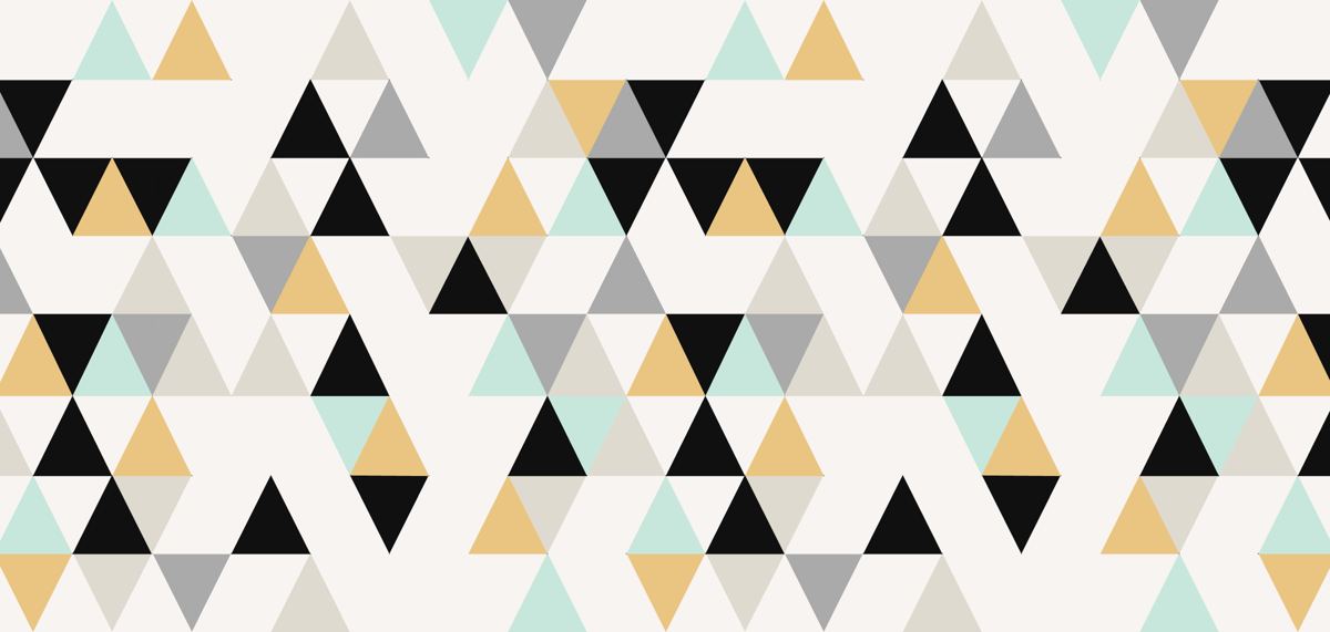 Triangle Trio — the table runner, second design