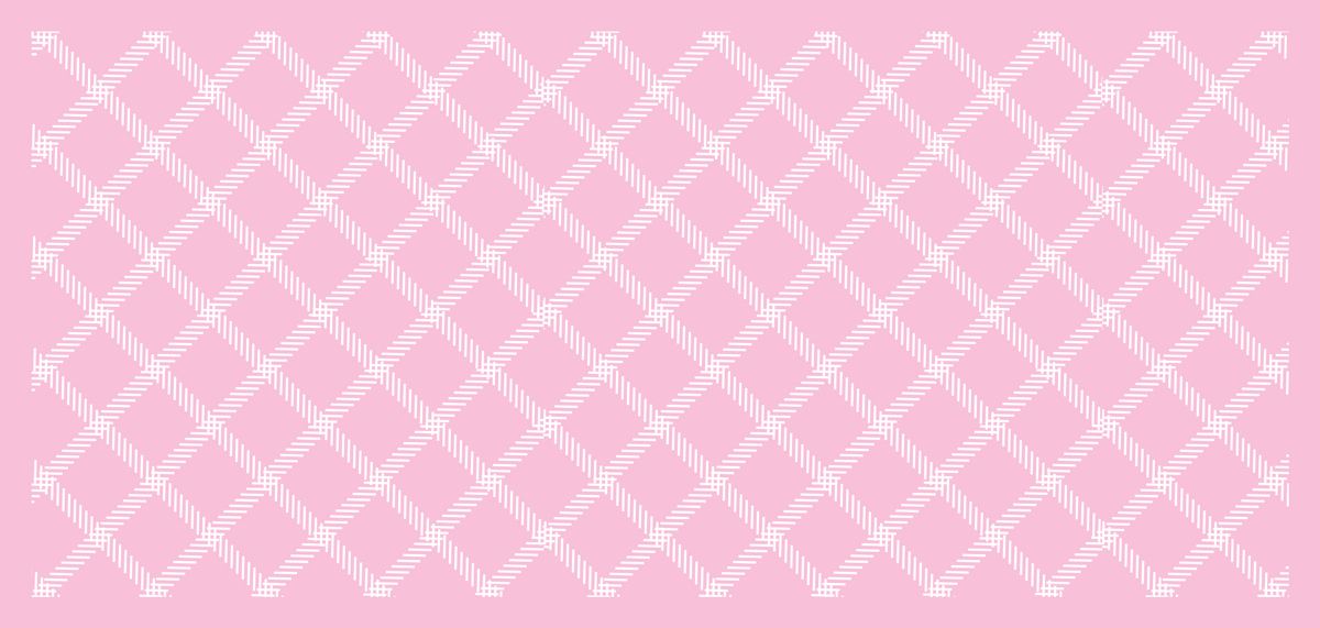 Pink Diamonds — the table runner
