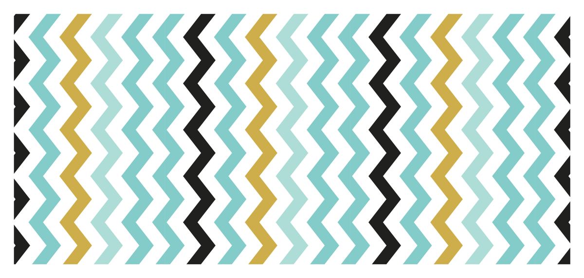 Playful Geo — the table runner