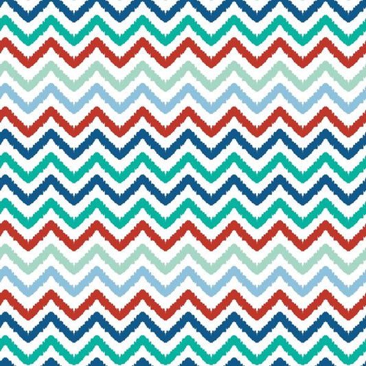 Chevron Trio — cushion 1 of 4, the printed design