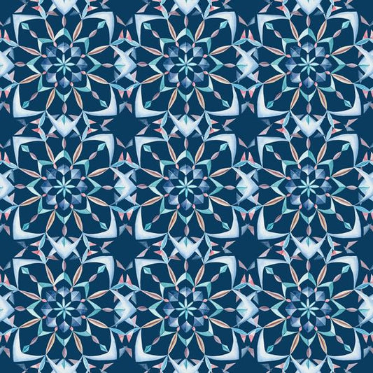 Crystal Blue — cushion 1 of 6, the printed design
