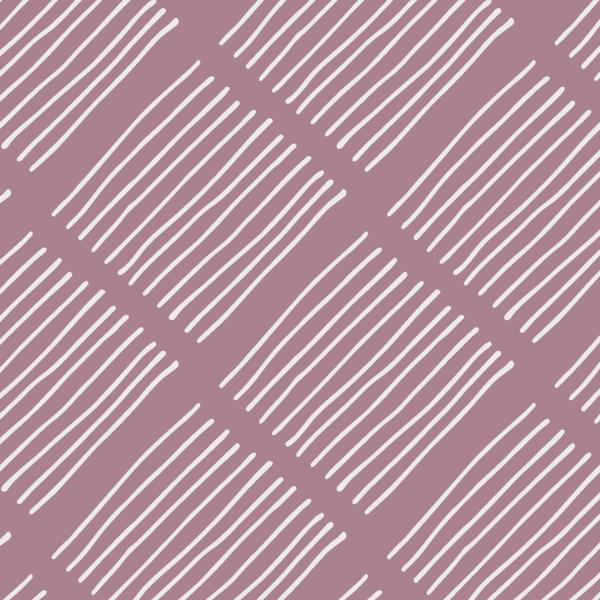 Mauve Lines — cushion 6 of 6, the printed design