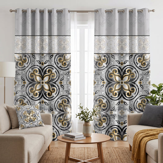 خزف مذهب — تنسيق موحّد يمين