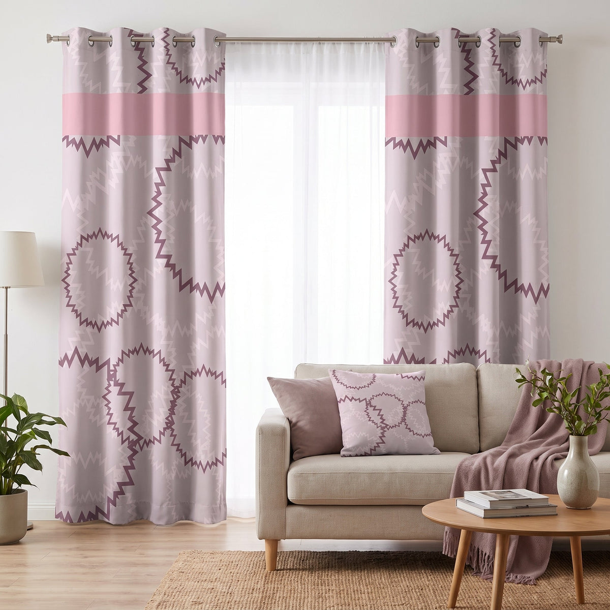 Blush Bursts — matched left arrangement