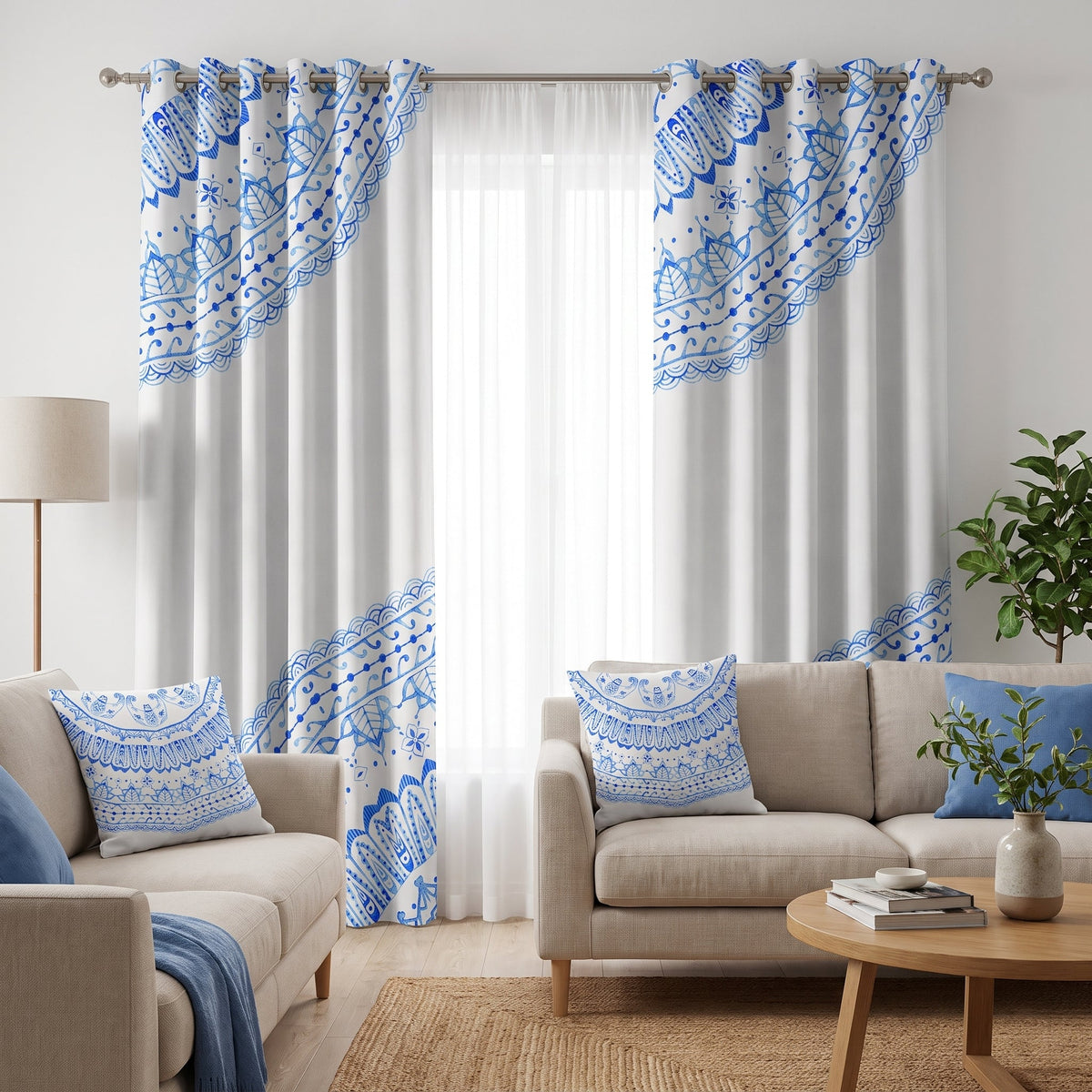 Sapphire Lace — matched left arrangement