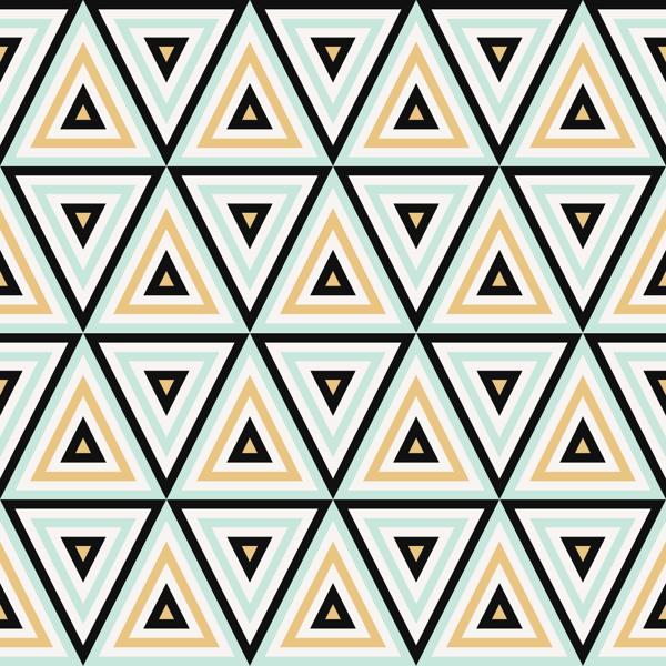Triangle Trio — cushion 5 of 6, the printed design