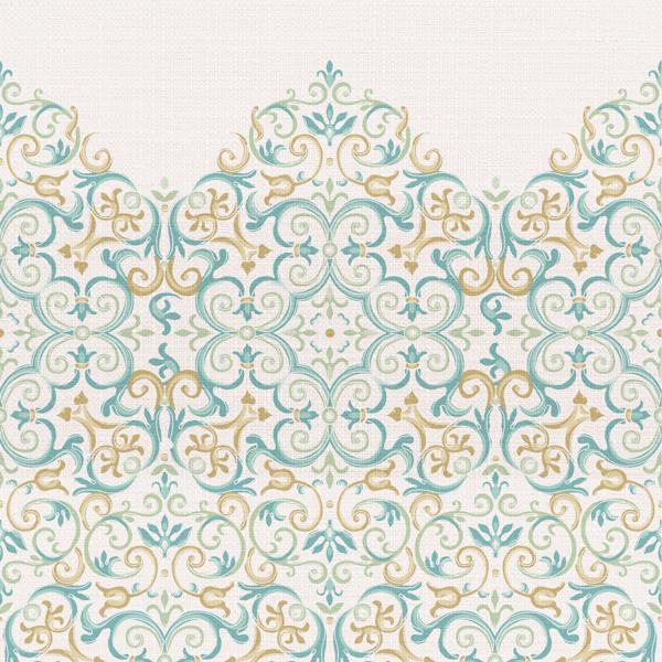 دمشقي ناعم — الكوشن 5 من 6، التصميم المطبوع