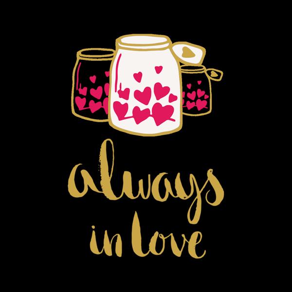 Black Love — cushion 5 of 6, the printed design
