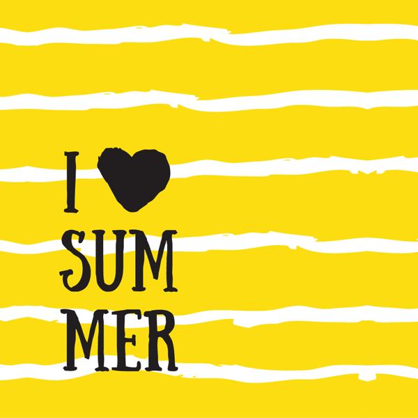 Summer Fun — cushion 1 of 6, the printed design