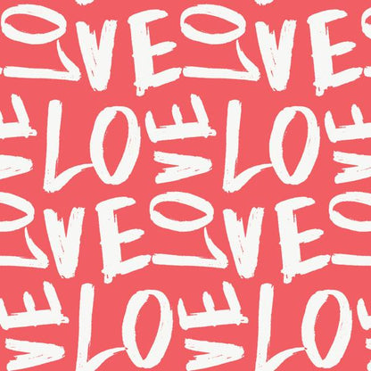 Love Letters — cushion 5 of 6, the printed design