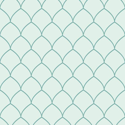 Mint Circles — cushion 5 of 6, the printed design