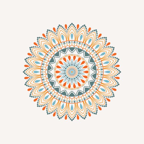 Mint Circles — cushion 6 of 6, the printed design