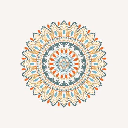Mint Circles — cushion 6 of 6, the printed design