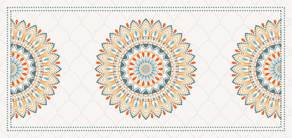 Mint Circles — the table runner