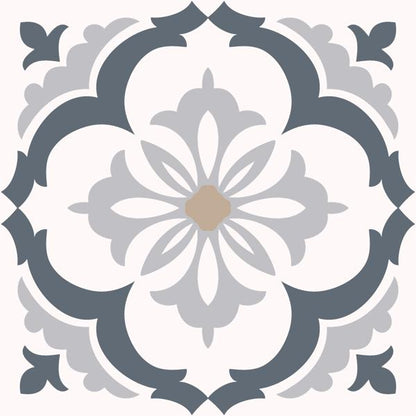 Navy Blossom — cushion 3 of 6, the printed design