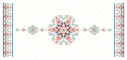Folk Flowers — the table runner