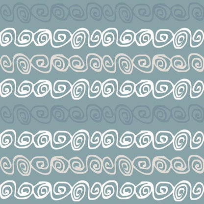 Blue Stripes — cushion 5 of 6, the printed design