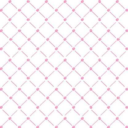 Pink Diamonds — cushion 5 of 6, the printed design