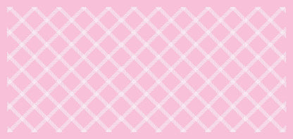 Pink Diamonds — the table runner