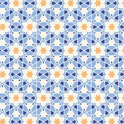 نقاط زرقاء — الكوشن 1 من 6، التصميم المطبوع