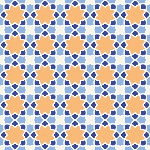 نقاط زرقاء — الكوشن 4 من 6، التصميم المطبوع