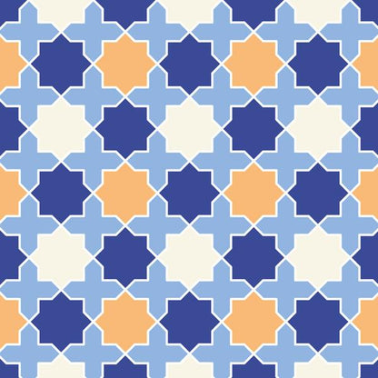 نقاط زرقاء — الكوشن 6 من 6، التصميم المطبوع