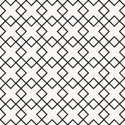 Monochrome Geo — cushion 1 of 6, the printed design