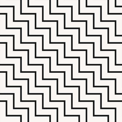 Monochrome Geo — cushion 4 of 6, the printed design