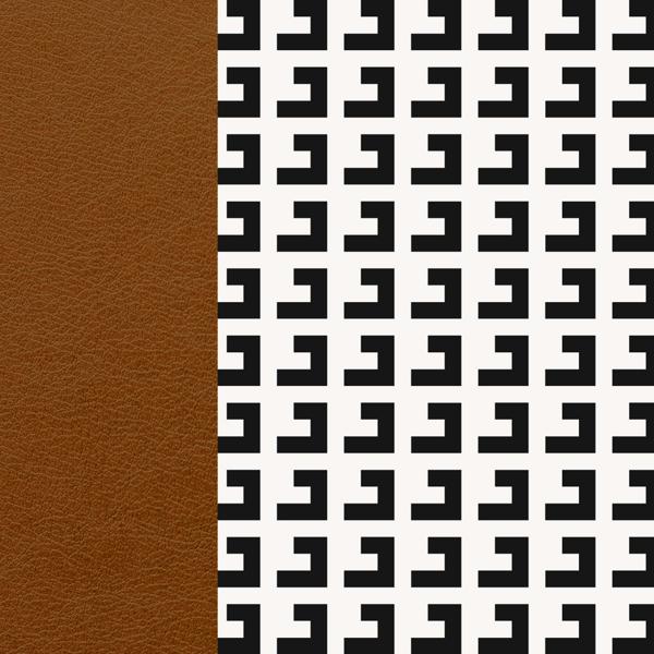 Monochrome Geo — cushion 5 of 6, the printed design
