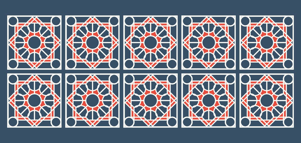 بلاط مغربي — مفرش الطاولة