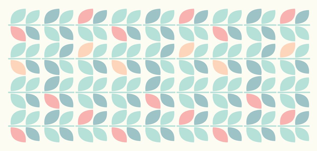 Pastel Geo — the table runner