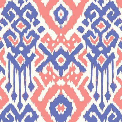 Ikat Pink — cushion 1 of 6, the printed design