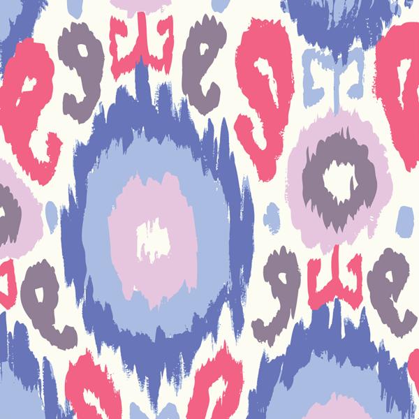 Ikat Pink — cushion 4 of 6, the printed design