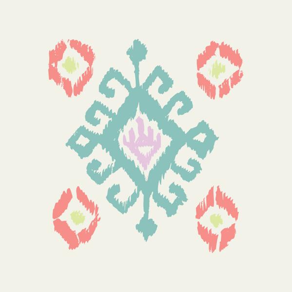 Ikat Pink — cushion 5 of 6, the printed design