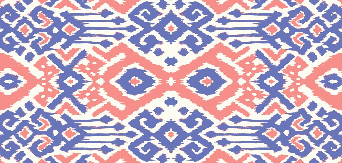 Ikat Pink — the table runner