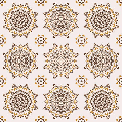 Golden Mandala — cushion 2 of 6, the printed design