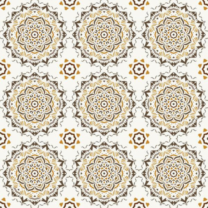 Golden Mandala — cushion 4 of 6, the printed design