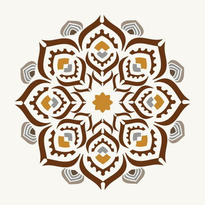 Golden Mandala — cushion 6 of 6, the printed design