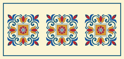 Tribal Tiles — the table runner