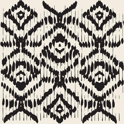 Tribal Noir — cushion 4 of 6, the printed design