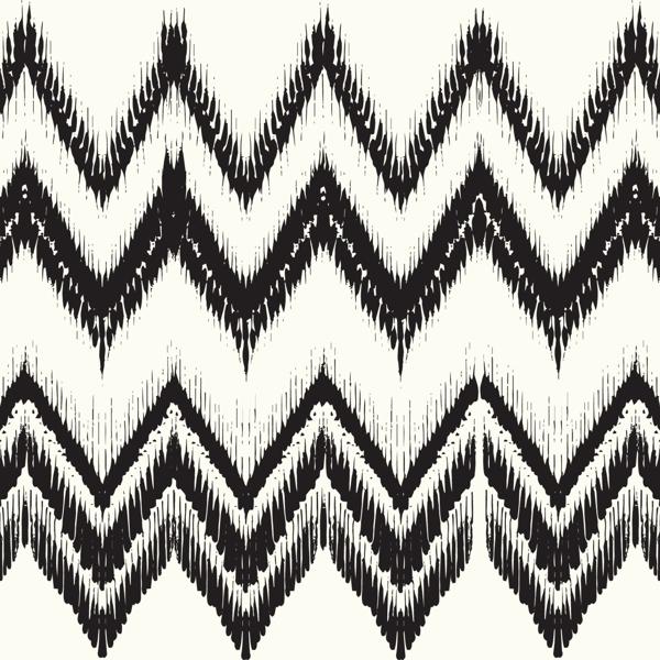 Tribal Noir — cushion 6 of 6, the printed design