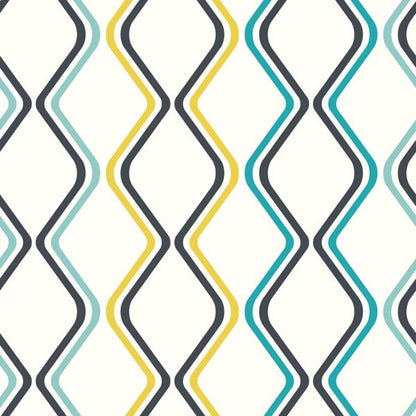 Teal Geo — cushion 5 of 6, the printed design