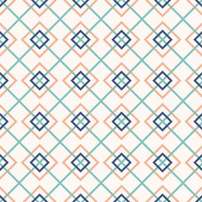 Blue Tribal — cushion 2 of 6, the printed design