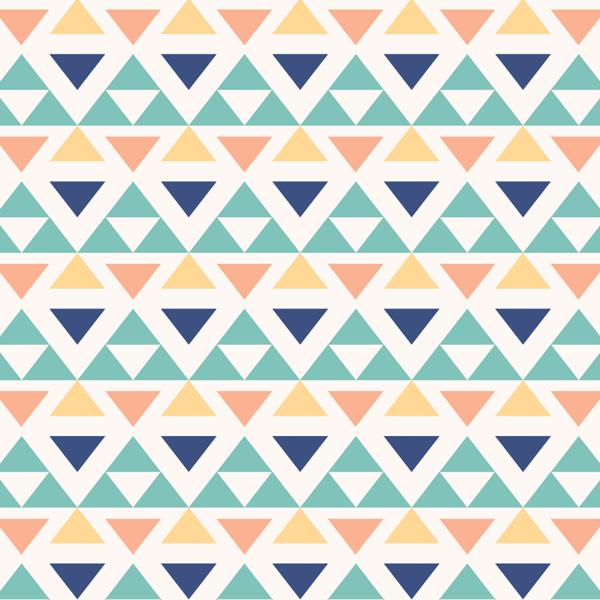 Blue Tribal — cushion 5 of 6, the printed design
