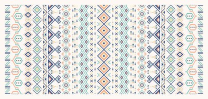 Blue Tribal — the table runner