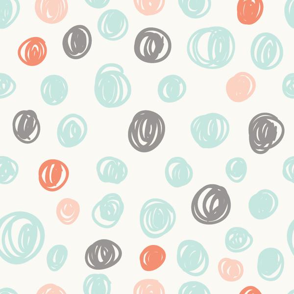 Pastel Dots — cushion 4 of 6, the printed design