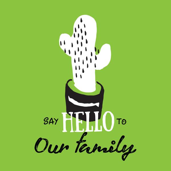 Family Time — cushion 1 of 6, the printed design