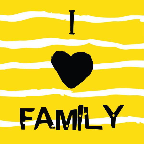 Family Time — cushion 6 of 6, the printed design